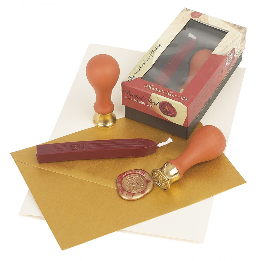 Personal seal set with wax