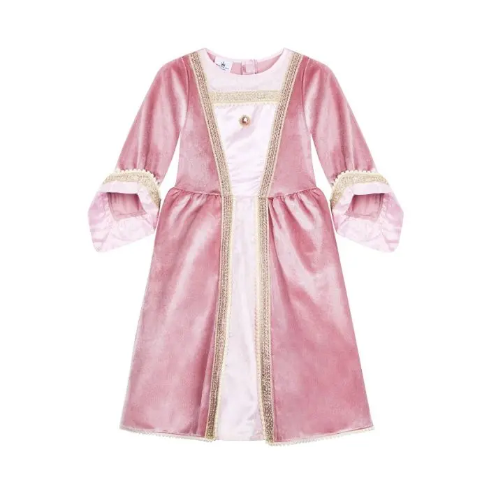 strapless open back dress Little Adventures Deluxe Pink Princess Dress Up Costume main image 1