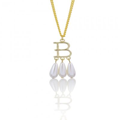 Children's Anne Boleyn 'B' necklace