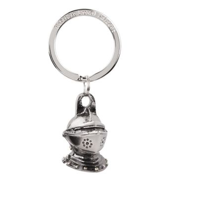 3D Knights helmet keyring