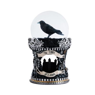 Black raven snow globe with Tower of London inscription
