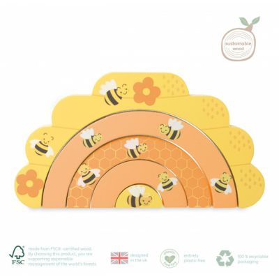 Beehive stacking arch made of FSC certified wood