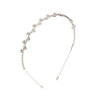 Crystal alternate cross headband