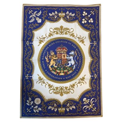 King Charles III and Queen Camilla Coronation Tea Towel