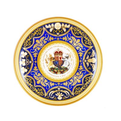 King Charles III and Queen Camilla Coronation Fine Bone China Plate 17cm