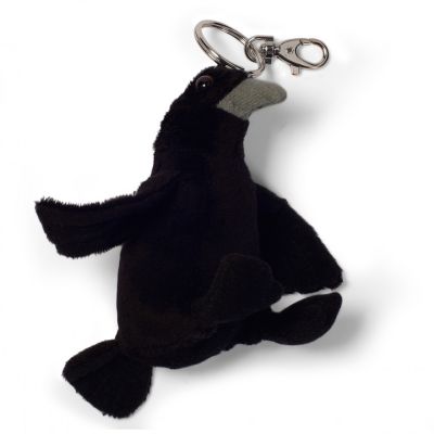 Tower of London raven plush keyring