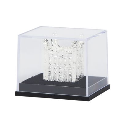 Tower of London White Tower silver plated model