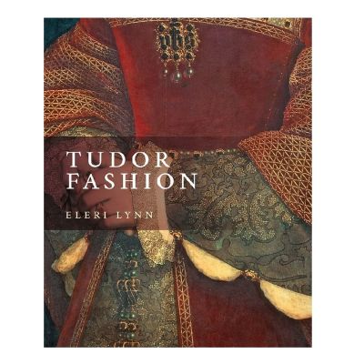 Book cover with red Tudor dress