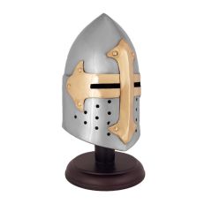 Mini sugarloaf helmet on stand front on