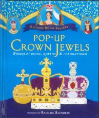 Fun fact Crown Jewels pop-up activity book cover with colourful illustrations of two crowns, and an orb.