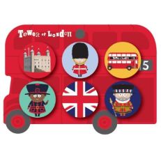 Set of 6 Metal Badges