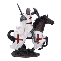 Take to Your Steed Medieval Swordsman on Horseback Figurine