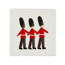 Guards marching ceramic coaster