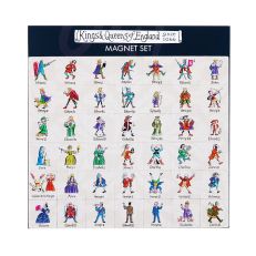 Magnet set of illustrations of the Kings and Queens of England
