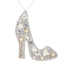 Crystal Cluster Stiletto Shoe hanging decoration