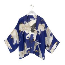 Stork Royal Blue Kimono