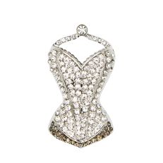 Corset crystal magnet