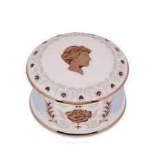 Diana Cameo Fine Bone China Trinket Box