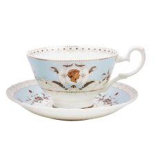 Diana Cameo Fine Bone China Tea Cup and Saucer