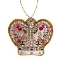 Luxury Floral Beaded Crown decoration