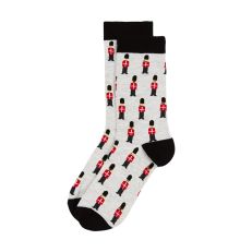 Grey Guard Pair of Socks - A pair of socks featuring animated images of the Royal Guard's. 