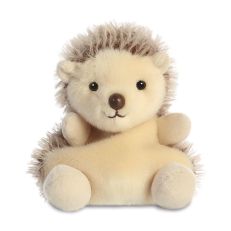 Plush hedgehog soft toy with face