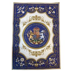 King Charles III and Queen Camilla Coronation Tea Towel