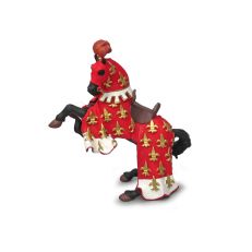 Children's toy horse figurine in red