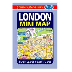 Purple book cover of map of London