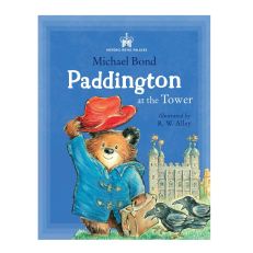 Blue book cover with bear in blue coat and red hat