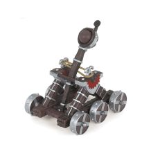 Brown children's toy catapult figurine