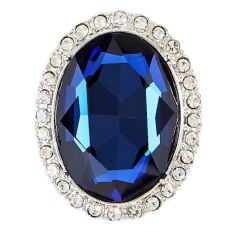 Diana, Princess of Wales Faux Sapphire Brooch