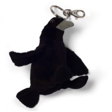 Tower of London raven plush keyring