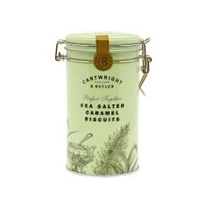 Cartwright & Butler salted caramel biscuits in tin 