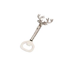 Stag Teaspoon - A teaspoon with a stag head handle.