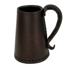 Hide Bound Tower of London Tudor leather drinks tankard