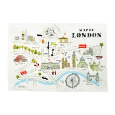 London map tea towel