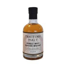 Small bottle of whisky with traitors gate on the label