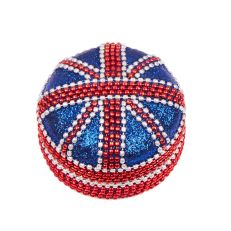 Union Jack Beaded Trinket Box