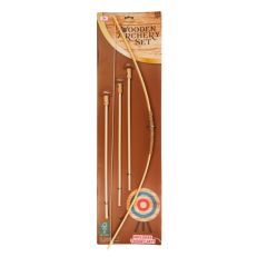 Wooden archery set