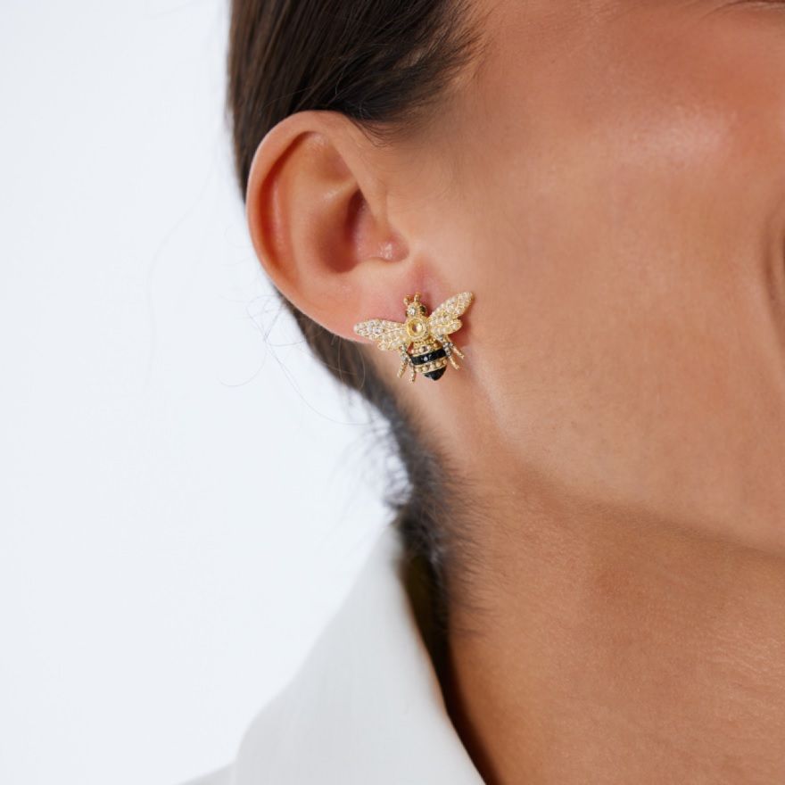 Buzzy Bee Stud Earrings