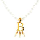 Anne Boleyn initial necklace (A-Z letters available)