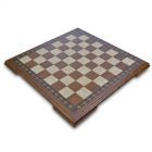 50cm brown and white chessboard with legs