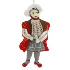 St Nicolas collectable Henry VIII luxury hand embroidered character christmas tree decoration