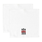 Guards set of two face towels