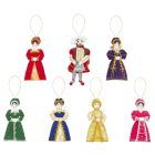St Nicolas Henry VIII and wives tree decorations set