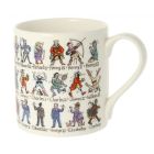 Kings and Queens bone china mug