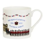 Her Majesty Queen Elizabeth II's Platinum Jubilee commemorative fine bone china mug