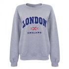 grey london union jack printed sweatshirt