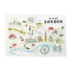 London map tea towel